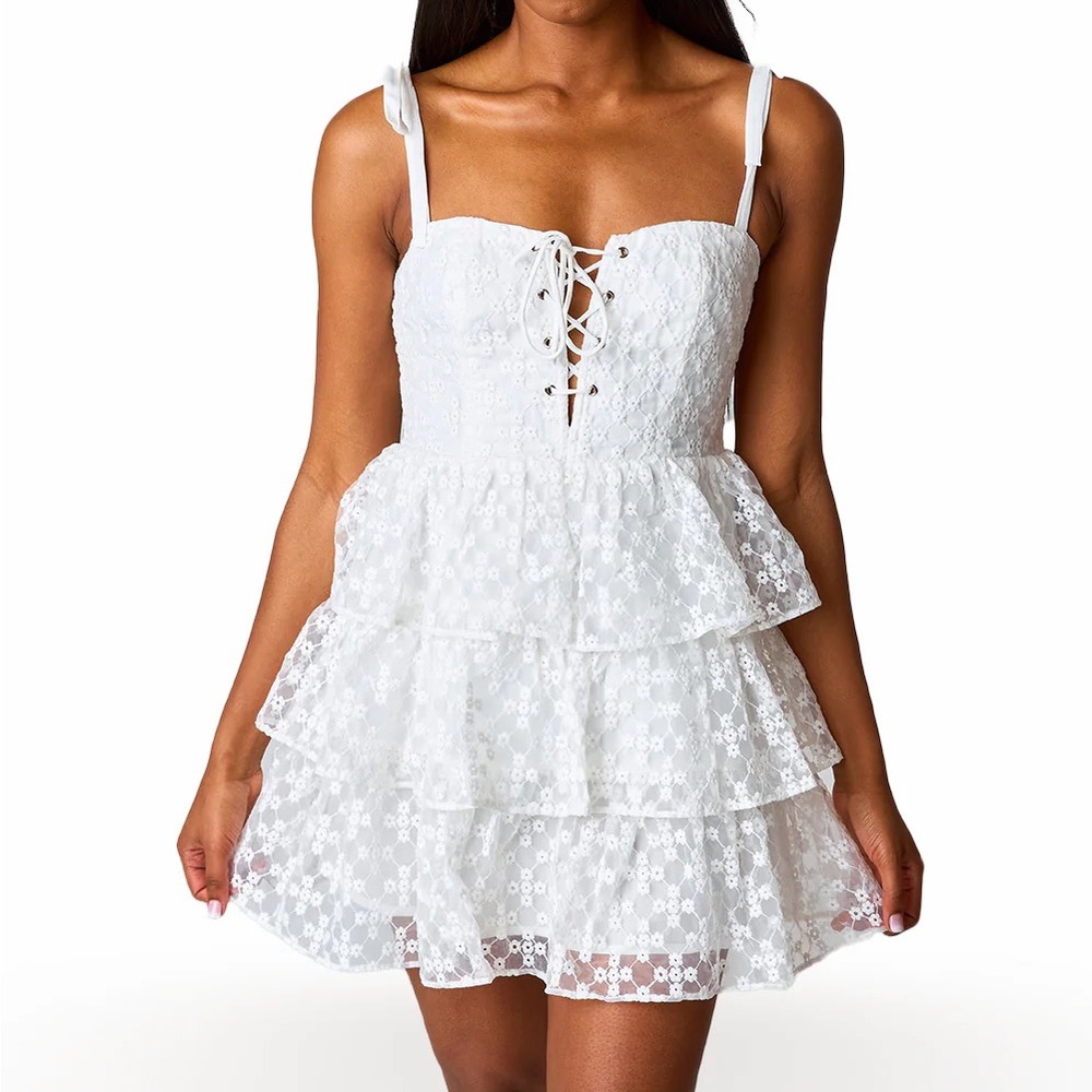 BUDDYLOVE WHITE SUMMER DRESS